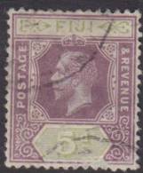 FIJI 1912 5d KGV Mult Crown SG 132 U XU156 - Fidschi-Inseln (...-1970)