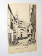 Carte Postale Ancienne : CAYLUS : Porte De L´Eglise - Caylus