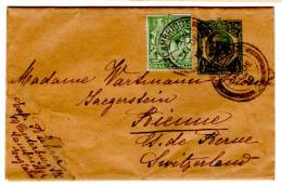 Wrapper_Bande Pour Journaux_ From Cambridge To Berne (Suisse) (26.12.1919) - Cartas & Documentos