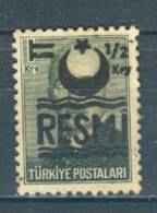 Turkey, Yvert No 38 - Timbres De Service