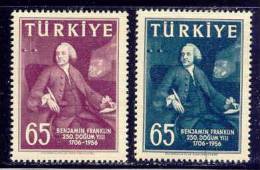 Turkey, Yvert No 1337/1338, MNH - Neufs