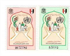 1974 - Libia 506/07 Giorn. Mondiale Sanità, - OMS