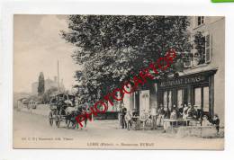 Restaurant DUMAS-LOIRE-MENU Au Dos-Attelage-Animation-Commerce-Etat Superbe-pas CP- - Loire Sur Rhone