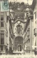 Etr - Espagne - SAN SEBASTIAN - Calle Mayor - Iglesia De Santa-Maria - Altri & Non Classificati