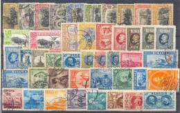 Romania 45 Stamps Famous People,airplanes,fauna,bridge MH,USED - Autres & Non Classés