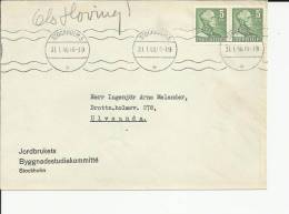 SUECIA CC STOCKHOLM 1946 - Lettres & Documents