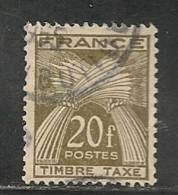 FRANCE - 1960 TIMBRES-TAXE  Yvert # 92  - USED - 1960-.... Gebraucht