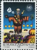 AP0797 Macedonia 1996 Narcotics, Skull 1v MNH - Droga