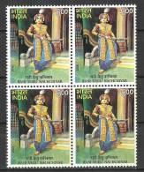 INDIA, 2008, Rani Velu Nachchiyar, (Queen Of Sivaganga) 1780-c,1790), Block Of 4,  MNH, (**) - Neufs