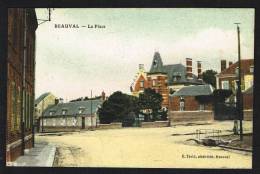 BEAUVAL Somme (France) - La Place - Beauval