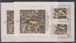 Czechoslovakia Art Tiziano Vecelli 2 Mini Sheets Mi#37,38 1978 MNH ** - Unused Stamps