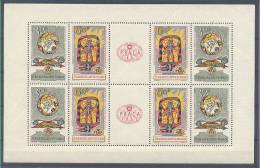 Czechoslovakia Philatelic Exhibition In Prague Block Of 8 1962 MNH ** - Blocs-feuillets