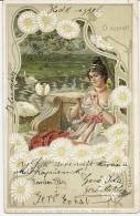 H. SCHUBERT - Superbe Carte Postale - Femme . - Schubert