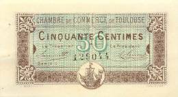 Billet Réf 003. Chambre De Commerce Toulouse - 50 Centimes - 31 Décembre 1922 - Chambre De Commerce