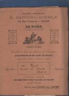 1911 1919 - ASSURANCES CONTRE L'INCENDIE - LE NORD - E. SANCIER KIEMLE AGENT GENERAL CALAIS - POLICES ET RECU - Banque & Assurance