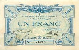 Billet Réf 046. Chambre De Commerce Dunkerque - 1 Franc - Cámara De Comercio