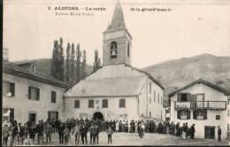 64....PYRENEES ATLANTIQUES....ALDUDES... ....SORTIE DE MESSE.... ..ECRI T E .. ... . ‹(•¿• )› - Autres & Non Classés