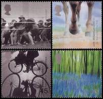 GRAND-BRETAGNE - 2000 Millénium 7 - Vélo, Cheval Nature - 4v Neufs// Mnh - Ongebruikt