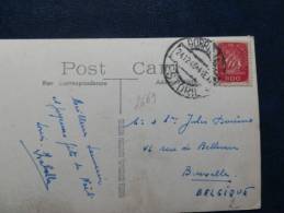 A2669  CP. POUR LA BELG  1946 - Storia Postale