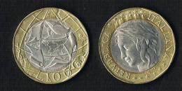 20-Italia 1997 Moneta Bimetallica £. 1.000  Circolata - 1 000 Lire