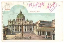 $3-2532 LAZIO ROMA 1901 VIAGGIATA - San Pietro