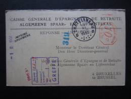 EP CAISSE GENERALE D'EPARGNE ET DE RETRAITE (M29) CHÂTELINEAU (2 Vues) 1937 - Administration Communale De PRESLES - Autres & Non Classés