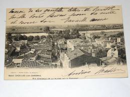 Carte Postale Ancienne : CADILLAC-SUR-GARONNE : Vue Generale - Cadillac