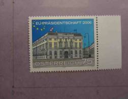 AUTRICHE 2006 NEUF 1 TIMBRES PRESIDENCE UE ARCHITECTURE AUSTRIA EUROPE 1 MNH STAMPS - European Community