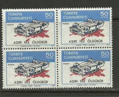Turkey; 1977 Regular Issue Stamp With The Subject Of Traffic Accidents - Accidents & Sécurité Routière