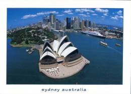 (500) Australia - NSW - Sydney With Queen Elizabeth 2 In Port - Autres & Non Classés