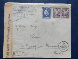 A2683   LETTRE POUR LA FRANCE  CONTROLE DU CHANGE - Covers & Documents