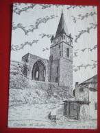 11 - CAPENDU - DESSIN DE " MAILLARD " DE L'EGLISE - BELLE CARTE - RARE - - Capendu