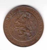 Nederland   2 1/2 Cent  1886  WILLEM III       (2163) - 1849-1890: Willem III.