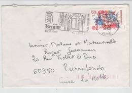 France Cover Bernay 10-7-1980 With EUROPA CEPT Stamp - Lettres & Documents