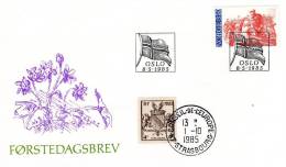 NORVEGE-   FDC De 1985:  "le Retour Du Prince Héritier Olav En 1945" - FDC