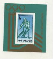 Mint S/S Olympic Games Lale Placid  1980 From Bulgaria - Winter 1980: Lake Placid