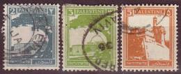 - PALESTINE  - 1927 - YT N° 63 / 64 + 66 - Oblitérés - - Palästina