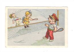 ILLUSTRATEUR D'ENFANTS : CASTELLI - PARTIE DE TENNIS - - Castelli