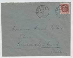 France Cover Tracy Le Mont 19-11-1943 - Storia Postale