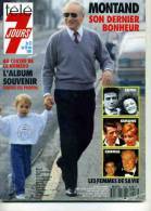 TELE   7 JOURS N° 1643   Du 23 Novembre 1991   YVES MONTAND   SON DERNIER BONHEUR  (EDITH  SIMONE CAROLE) - People