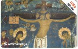 SERBIA 200.000 / 10. 2003. Fresco From Monastery Studenica. - Jugoslawien