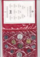ITALIA 1992 - Serie  Completa 11 Monete In Confezione Originale IPZS (Piedo Della Francesca) - Set Fior Di Conio