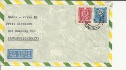 BRASIL CC CORREO AEREO A ALEMANIA 1958 - Lettres & Documents