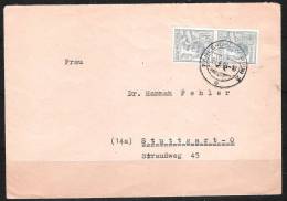 All. Besetzung,Gemeinschaftsau Sg. MiNr 947 Mef. Auf Brief Gel. Stempel Kalsruhe Nach Stuttgart   ( D62 )NP - Cartas & Documentos