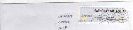 Vignette D'affranchissement GAPA Agence Postale Communale Rhône SATHONAY VILLAGE AP - 2000 « Avions En Papier »