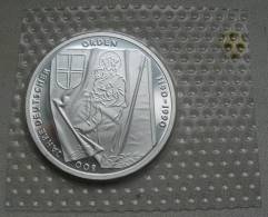 GERMANY - 10 Mark 1990 Teutonic Order - 15.5 G Silver .625 - Mintage 45,000 - PROOF In Original Folie - Ongebruikte Sets & Proefsets