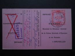 EP CAISSE GENERALE D'EPARGNE ET DE RETRAITE (M29) ITTRE (2 Vues) 1958 - - Otros & Sin Clasificación