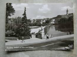 Landsberg Am Lech - Lechfall Mit Vater Lech Denkmal    D95026 - Landsberg