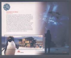 Portugal Oceanarium Bloc Pingouin Gorfou Doré 2004 ** Macaroni Penguin Lisbon Oceanarium S/s ** - Unused Stamps