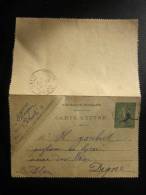 130-CP1 Entier Postal Entier Postaux De Cereste Pour Professeur De Lycée à Digne Basses Alpes  Le 30 Juin 1919 - Kaartbrieven